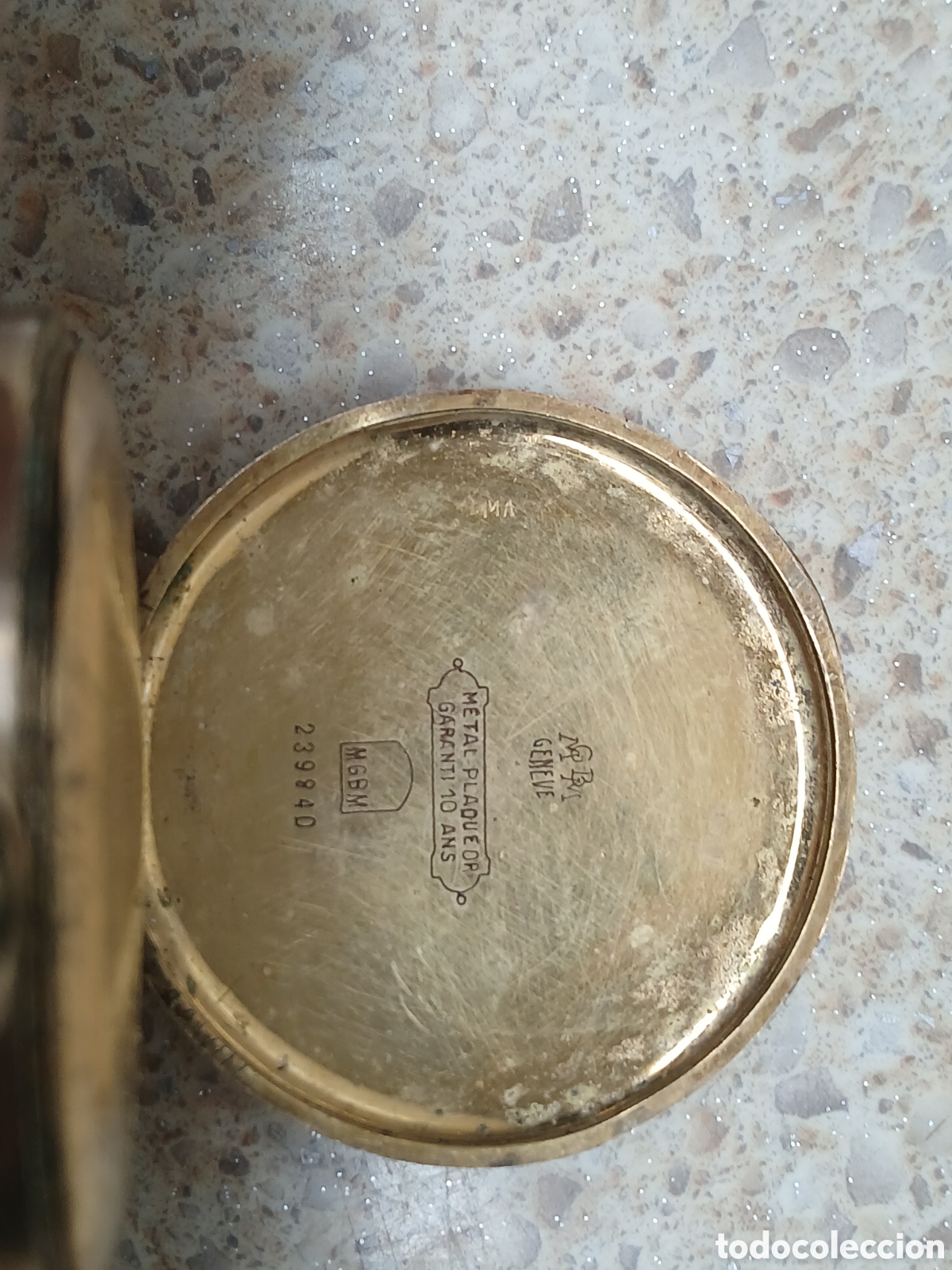 Relojes de bolsillo: RELOJ DE BOLSILLO ECCELSO,PLAQUE D&rsquo;OR. - Foto 5