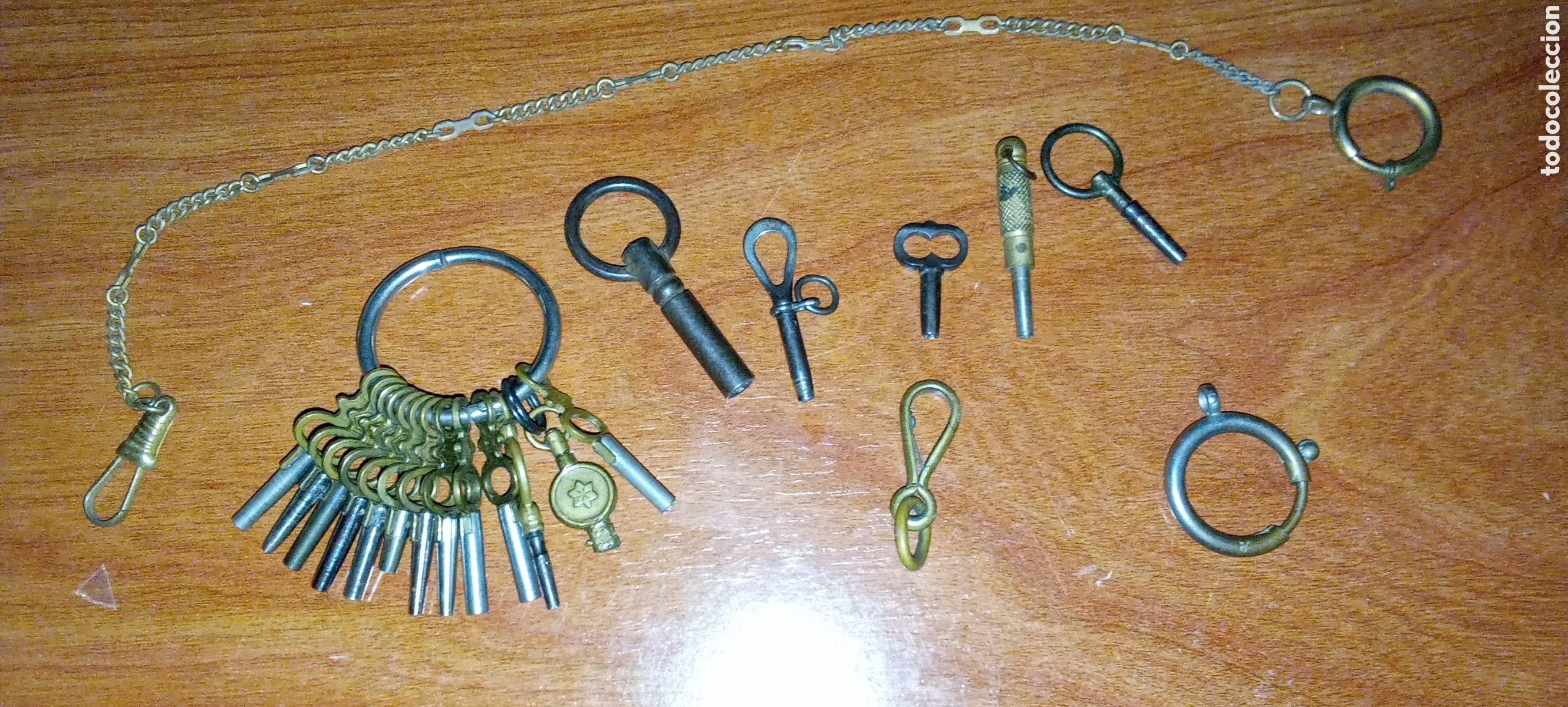 Relojes de bolsillo: LLAVES DE CUERDA, VARIADAS RELOJ DE BOLSILLO, CUADRADILLO, CALIBRES VARIOS.. VER FOTOS
