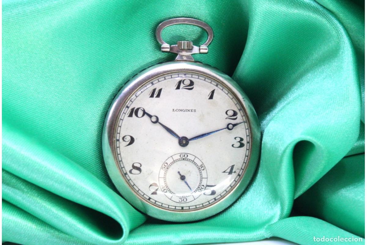 Pocket watches: 46 gramos - Reloj de bolsillo, en oro de 18 quilates - Longines