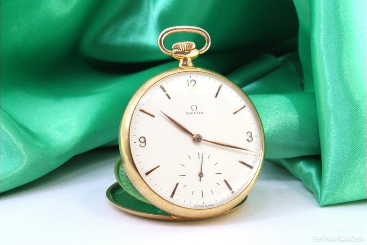 Pocket watches: 73 gramos - Reloj de bolsillo, en oro de 18 quilates - Omega