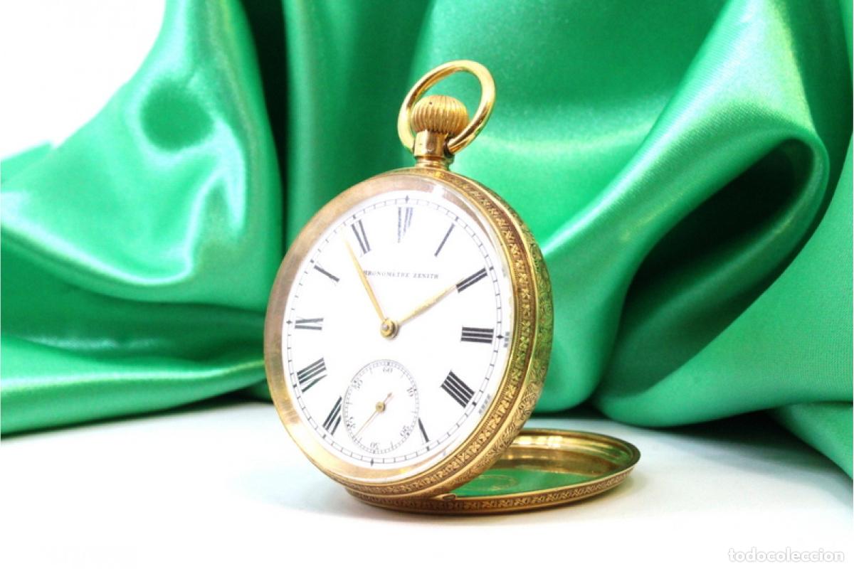 Rel&oacute;gios de bolso: 86 gramos - Reloj de bolsillo, en oro de 18 quilates - Zenith Grand Prix Par&iacute;s 1900 - Ancre 15 Rubis