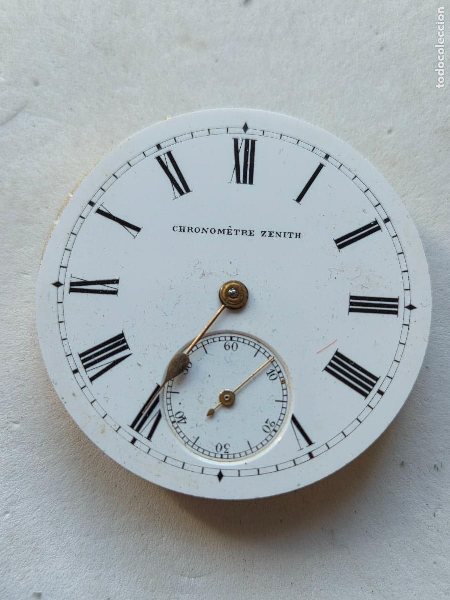 Taschenuhren: CHRONOMETRE ZENITH CALIBRE + ESFERA +AGUJAS 43MM