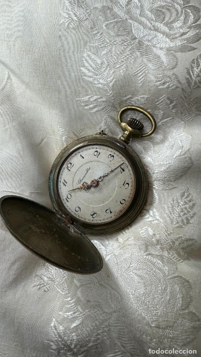 Relojes de bolsillo: Antiguo reloj dorado - Foto 4