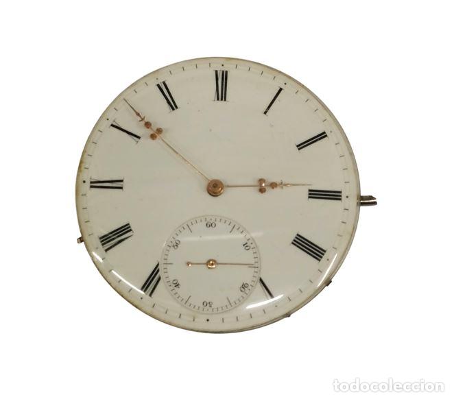 Relojes de bolsillo: ANTIGUA ESFERA DE RELOJ DE BOLSILLO CON MINUTERO. 4 X 4 CM. SIN MARCA. EUROPA. SIGLO XX.