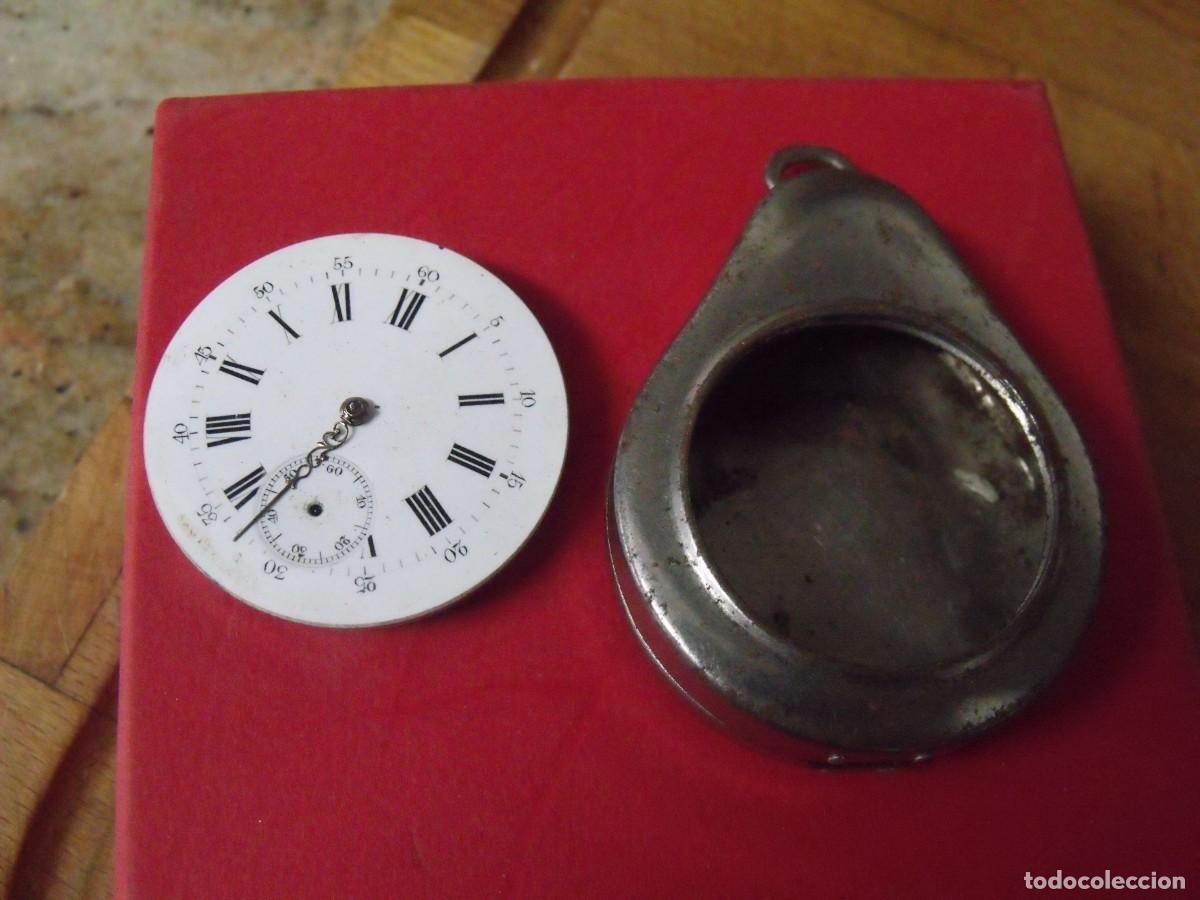 Relojes de bolsillo: 1 MAQUINARIA PARA RELOJ BOLSILLO- 1 GUARDAPOLVOS- LOTE 259-95