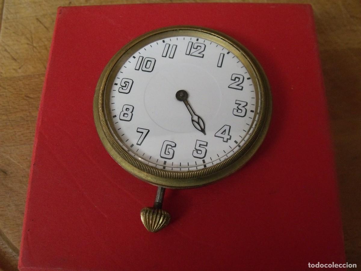 Relojes de bolsillo: originalisimo reloj coche-SEPTIMA SUIZA- GRAN TAMA&Ntilde;O-a&ntilde;o 1900/10-lote 259-95 FUNCIONA