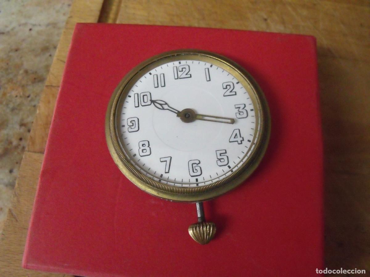 Relojes de bolsillo: originalisimo reloj coche-SEPTIMA SUIZA -65 mm GRAN TAMA&Ntilde;O-a&ntilde;o 1900/10-lote 259-95 FUNCIONA