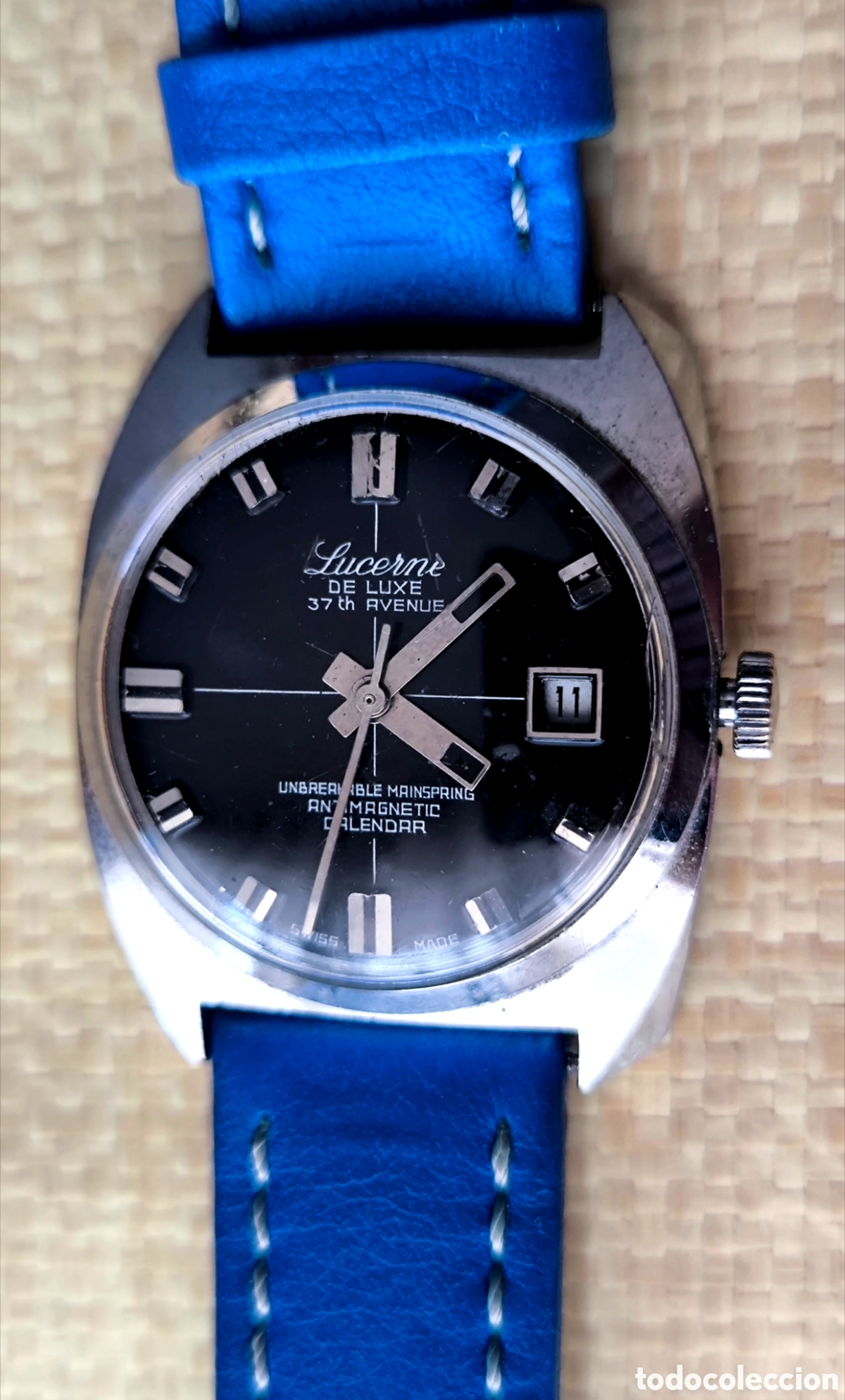 Relojes de bolsillo: RELOJ LUCERNE DE LUXE 1960-70 FUNCIONANDO BIEN