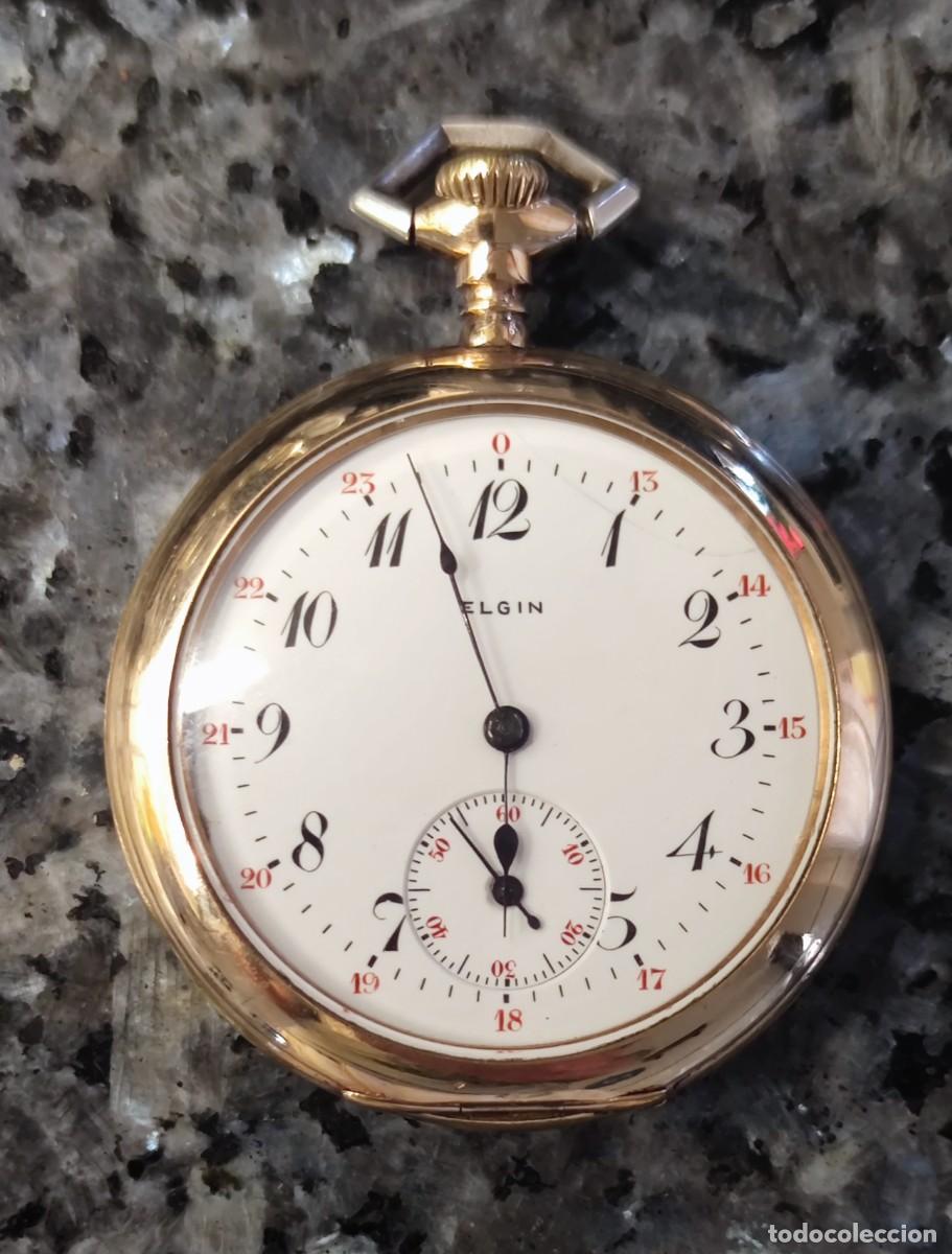 Relojes de bolsillo: Elgin. Reloj de bolsillo a&ntilde;o 1911.