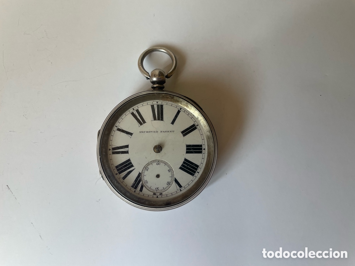 Relojes de bolsillo: Reloj Bolsillo Plata Sterling Victoriano Fusee Carga Llave Birmingham c.1869