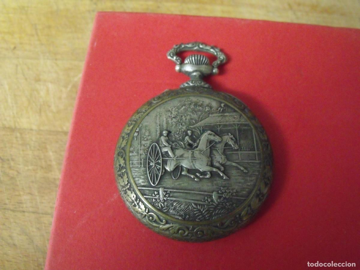 Relojes de bolsillo: MUY BONITO RELOJ BOLSILLO ART-DECO-CROMADO-A&Ntilde;O 1910-LOTE 259-96