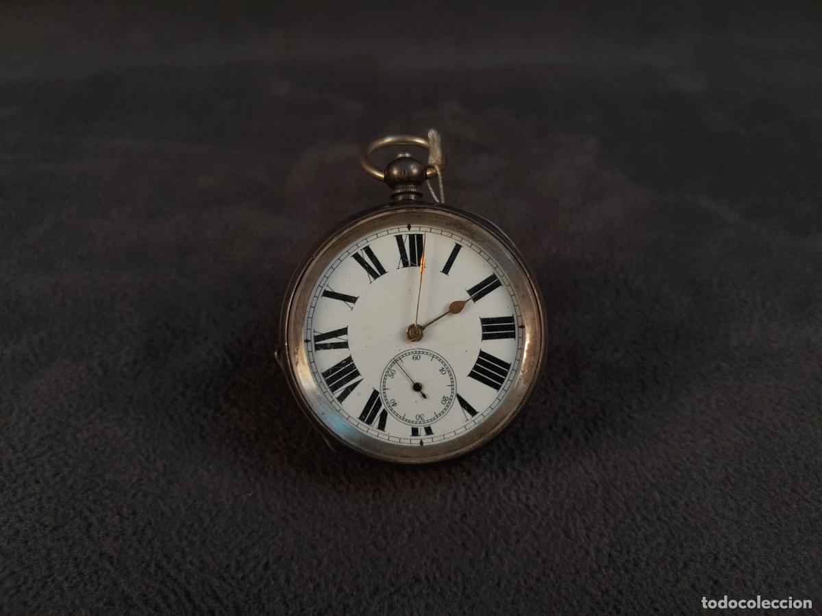 Relojes de bolsillo: R-451. RELOJ DE BOLSILLO LEPINE CON CAJA DE PLATA 0.935. CUERDA. SUIZA, PRINCIPIOS S. XX.