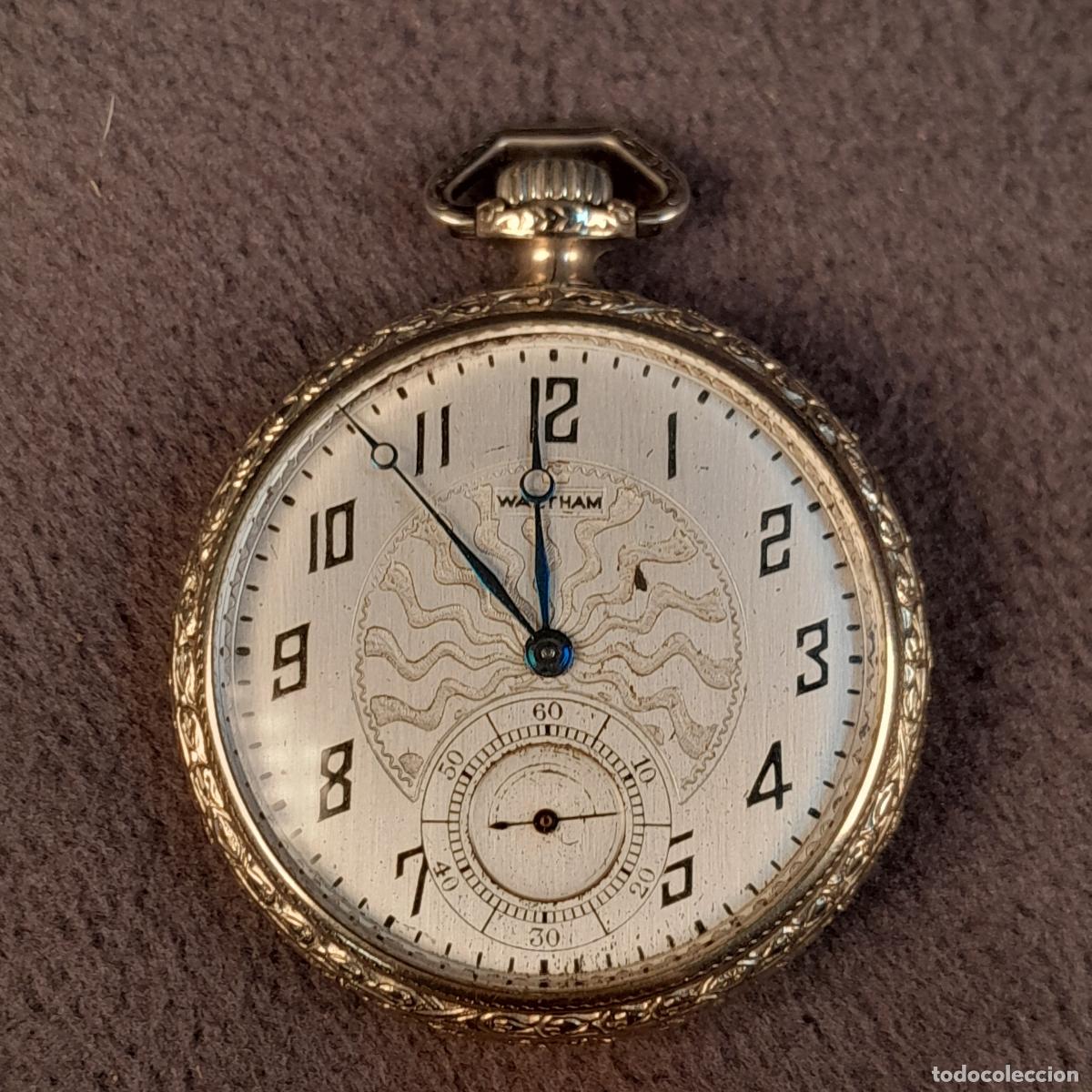 Relojes de bolsillo: R-453. RELOJ DE BOLSILLO DE CARGA MANUAL MARCA WALTHAM. 1920 CA.