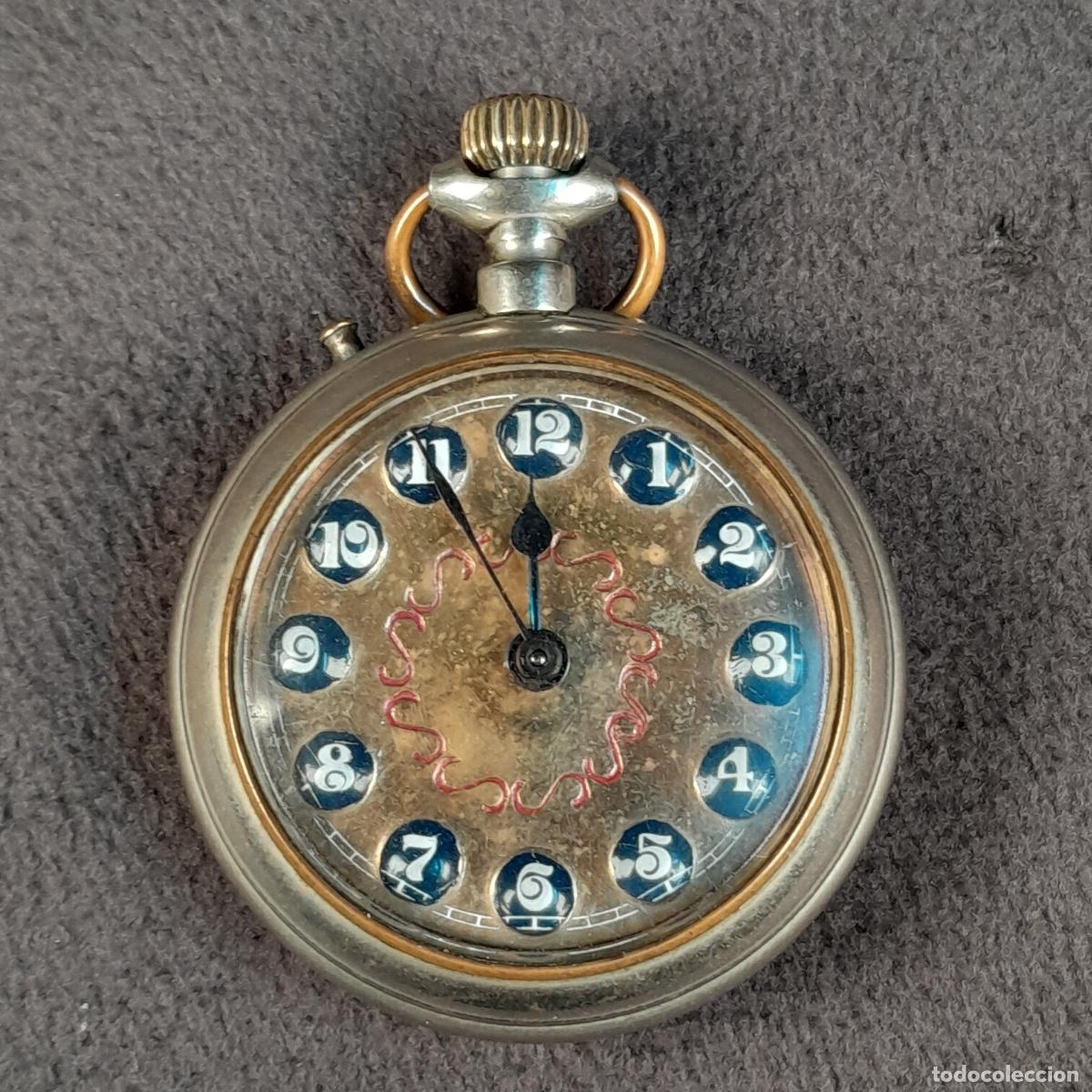 Relojes de bolsillo: R-454. RELOJ DE BOLSILLO PATENT ROSKOPF LEPINE. SUIZA, 1900 CA.