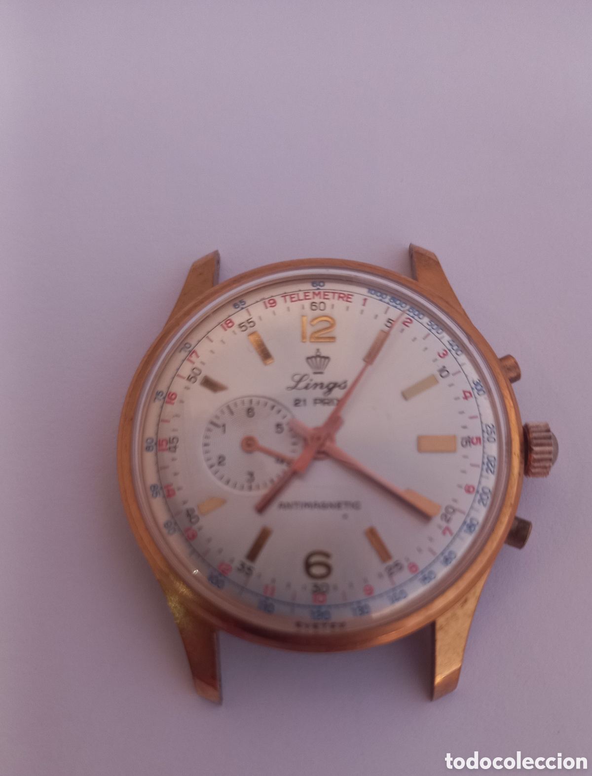 Relojes de bolsillo: Reloj Lings 21 prix carga manual