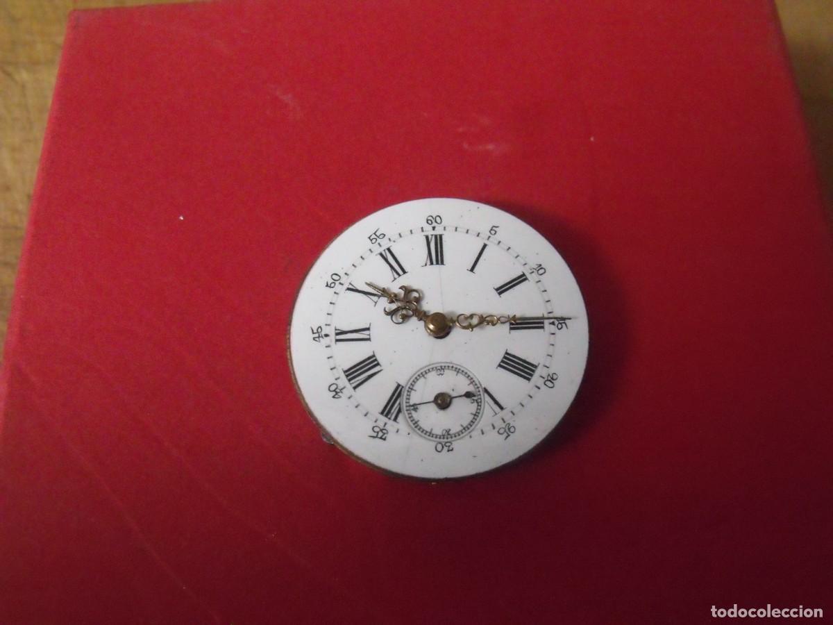 Relojes de bolsillo: ANTIGUA MAQUINARIA PARA RELOJ BOLSIBLLO-LOTE 644-FUNCIONA