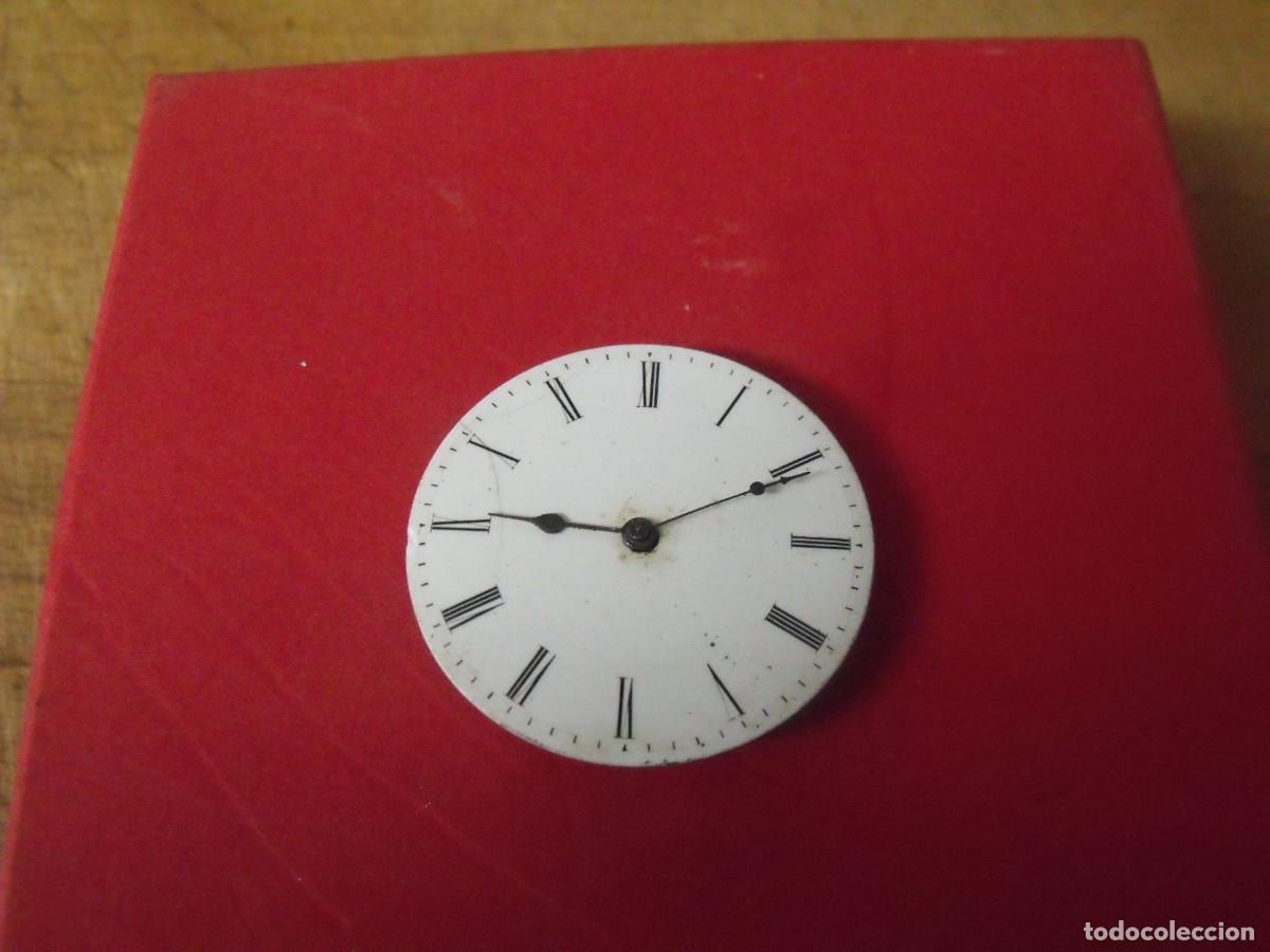 Relojes de bolsillo: ANTIGUA MAQUINARIA PARA RELOJ BOLSIBLLO-LOTE 644-FUNCIONA
