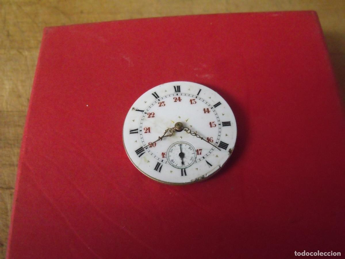 Relojes de bolsillo: ANTIGUA MAQUINARIA PARA RELOJ BOLSIBLLO-LOTE 644-FUNCIONA