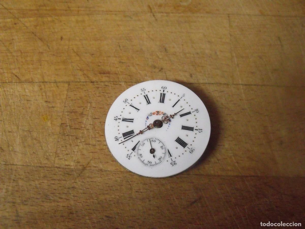 Relojes de bolsillo: ANTIGUA MAQUINARIA PARA RELOJ BOLSIBLLO-LOTE 644-FUNCIONA