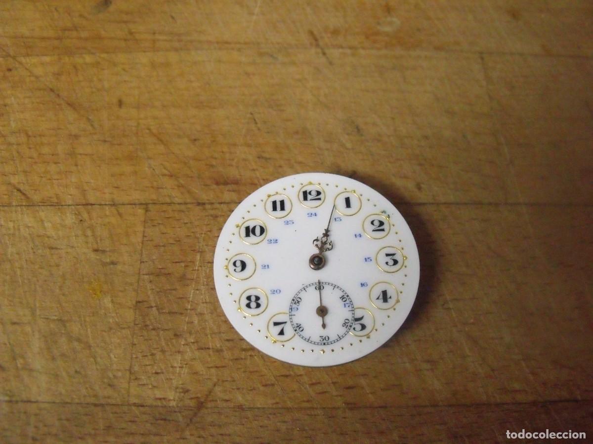 Relojes de bolsillo: ANTIGUA MAQUINARIA PARA RELOJ BOLSIBLLO-LOTE 644-FUNCIONA