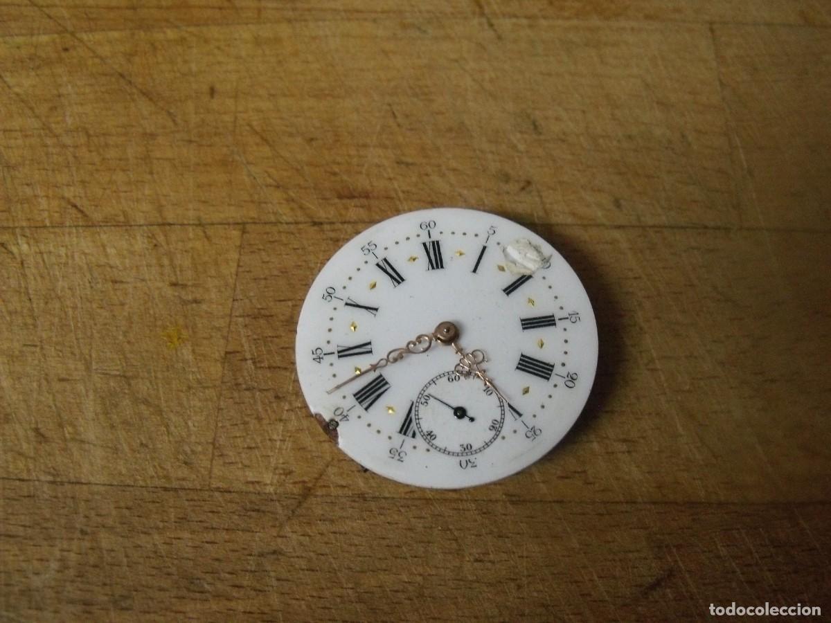 Relojes de bolsillo: ANTIGUA MAQUINARIA PARA RELOJ BOLSIBLLO-LOTE 644-FUNCIONA