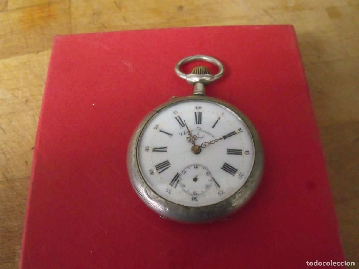 Relojes de bolsillo: ANTIGUO RELOJ BOLSILLO-BECANCON A L,&Egrave;PINAL- A&Ntilde;O 1900-LOTE 664-FUNCIONA