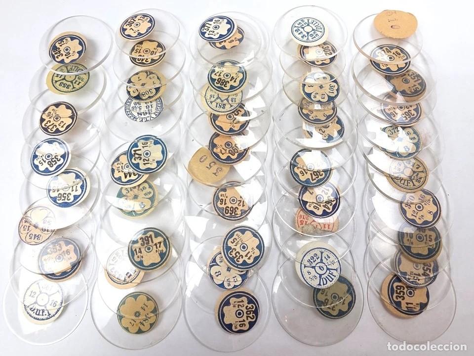 Relojes de bolsillo: GRAN LOTE DE 50 CRISTALES PARA RELOJ BOLSILLO TALLAS GRANDES-LOTE 259-96