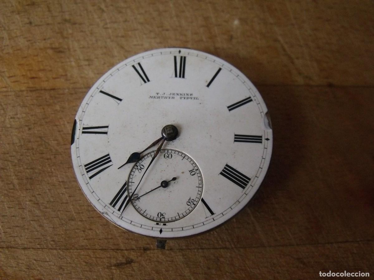 Relojes de bolsillo: ANTIGUA MAQUINARIA DE CARACOL DEL REINO UNIDO- J JENKINS- A&Ntilde;O 1860/70-LOTE 259-96