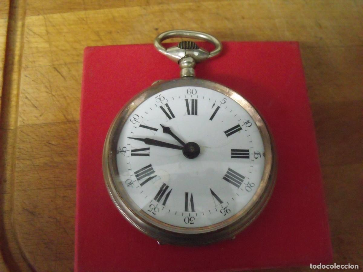 Relojes de bolsillo: antiguo RELOJ BOLSILLO-GOLIATH-ENORME TAMA&Ntilde;O-75 mm- a&ntilde;o 1910-lote 259-96-FUNCIONA