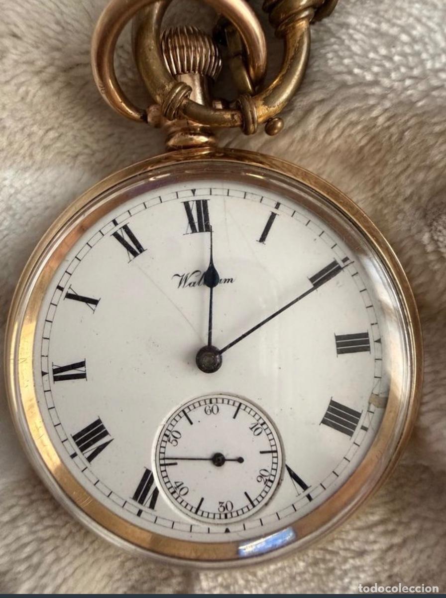 Relojes de bolsillo: Reloj Bolsillo Waltham Antiguo Funcional