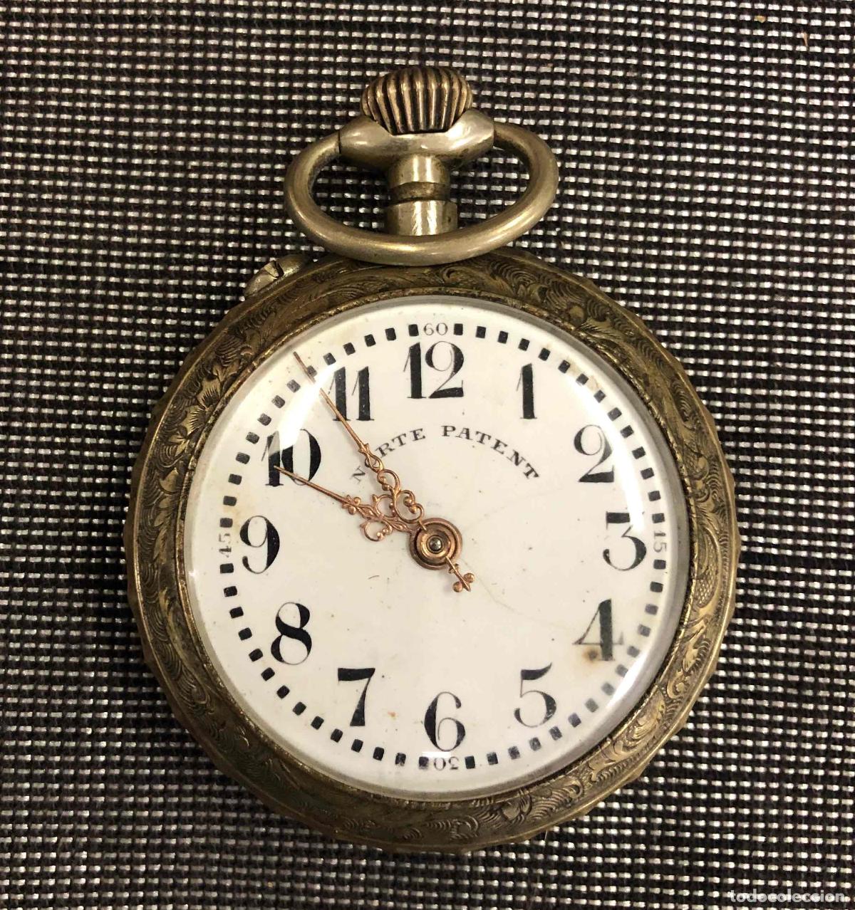 Relojes de bolsillo: RELOJ DE BOLSILLO NORTE PATENT. NO FUNCIONA