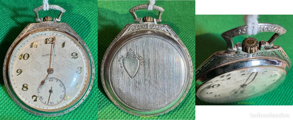 Relojes de bolsillo: RELOJ SUIZO DE BOLSILLO MARCA MARNIA