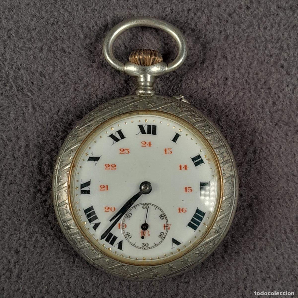 Relojes de bolsillo: R-464. RELOJ DE BOLSILLO REMONTOIR CYLINDRE 6 RUBIS. MOVIMIENTO CUERDA. PRINCIPIOS S. XX.