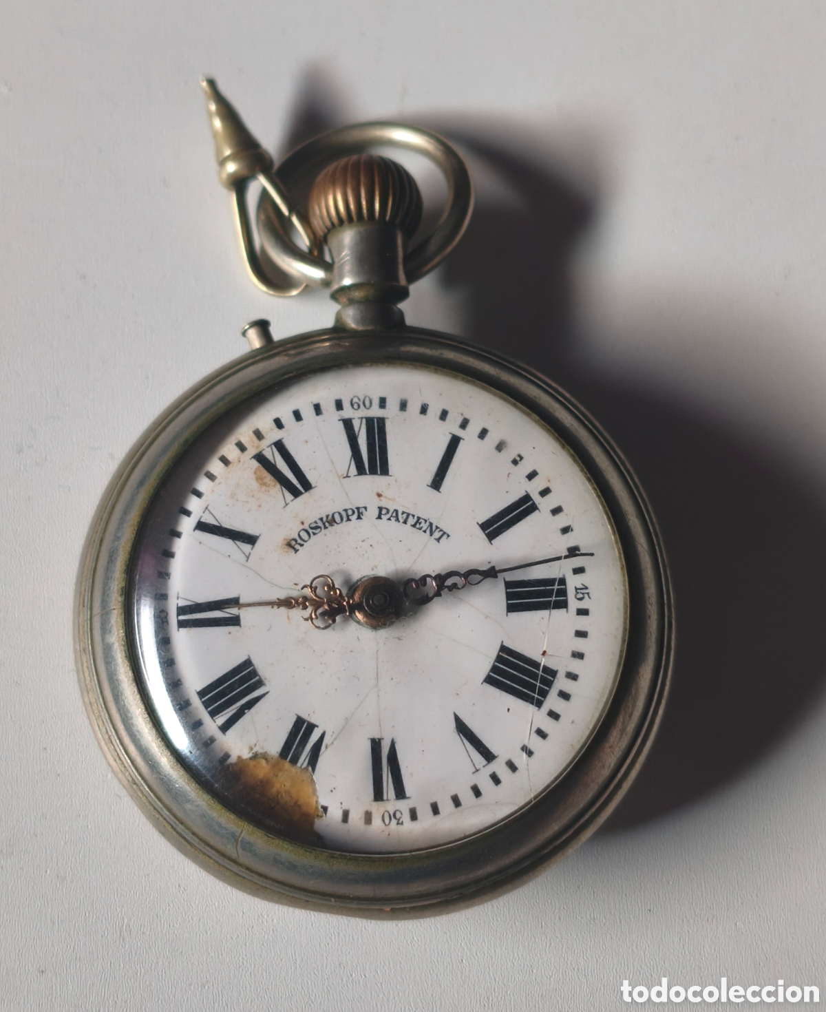Relojes de bolsillo: Reloj de bolsillo antiguo Roskopf Patent (S. XIX - XX)