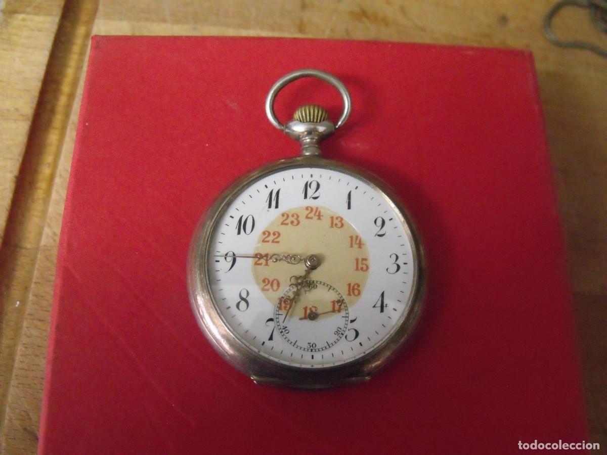 Relojes de bolsillo: antiguo reloj bolsillo-PERFECTA ALEMANIA- a&ntilde;o 1900-lote 259-96-FUNCIONA