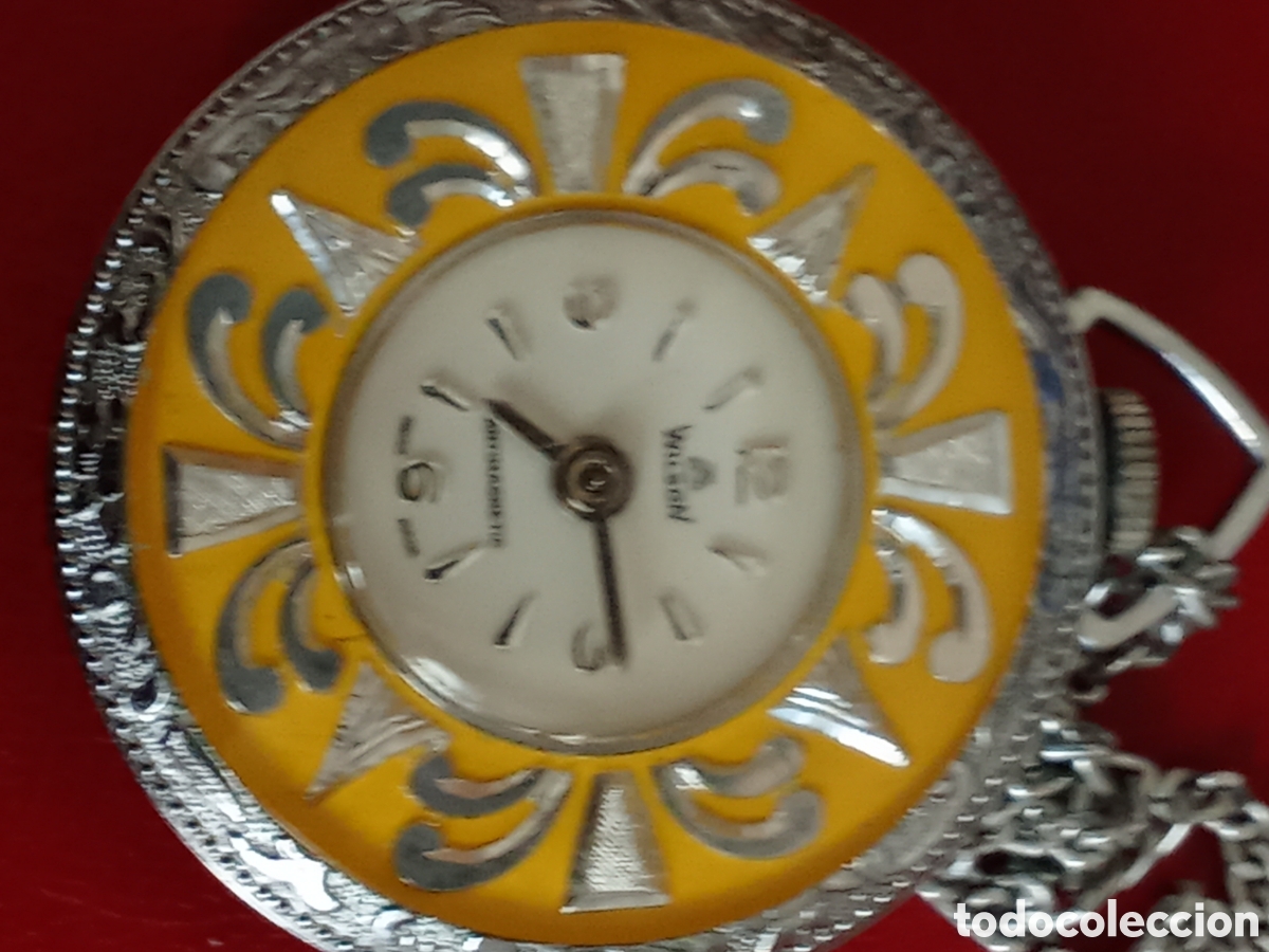 Relojes de bolsillo: Reloj se&ntilde;ora de colgar marca Wilson , JMJ