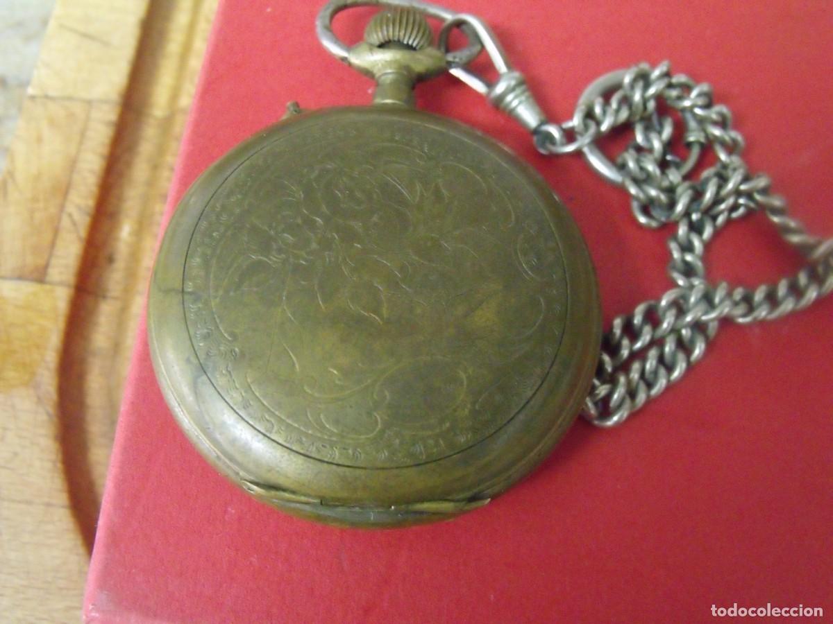 Relojes de bolsillo: ANTIGUO RELOJ BOLSIILLO SABONETA-ROSKOFF SUIZA- A&Ntilde;O 1900-LOTE 259-96-LEONTINA EPOCA-FUNCIONA