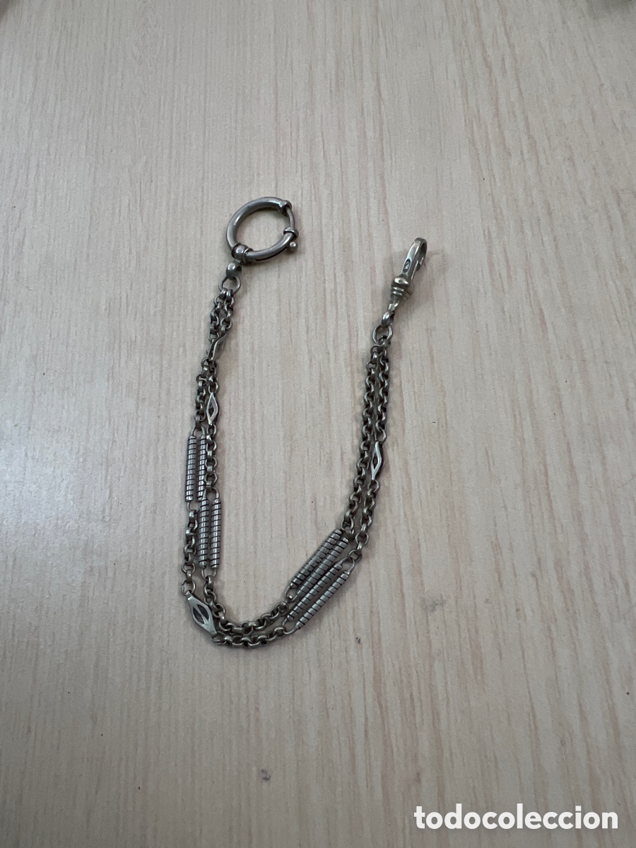 Relojes de bolsillo: ✅ Leontina cadena para reloj de bolsillo antiguo