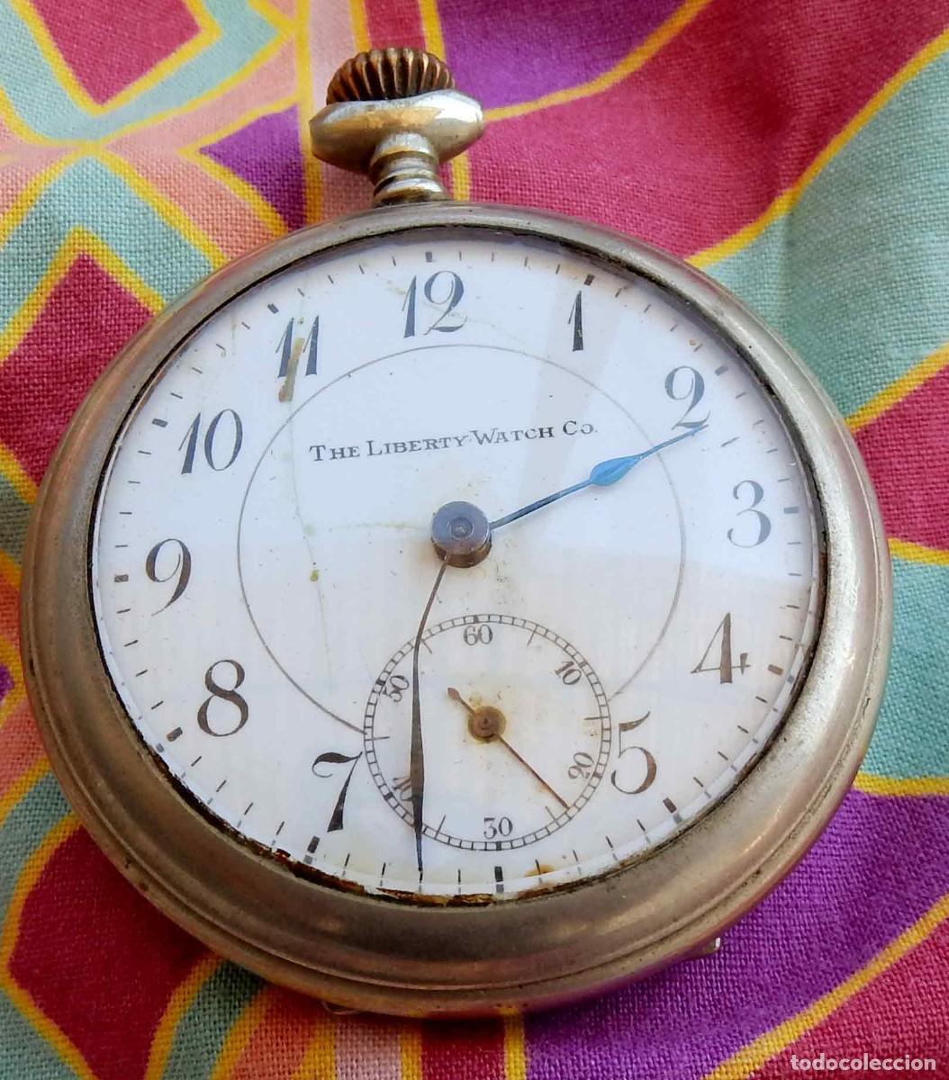 Relojes de bolsillo: Reloj de bolsillo Liberty Watch - c1920