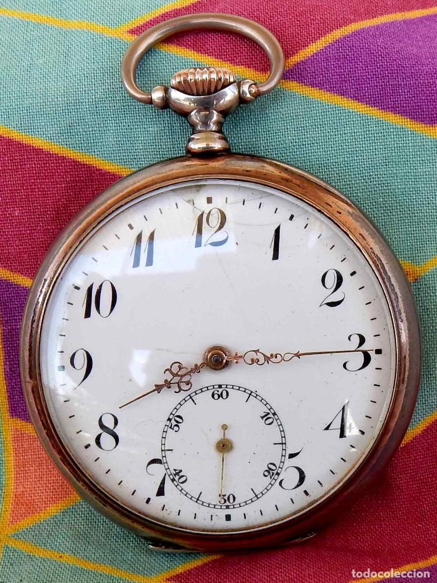 Relojes de bolsillo: Reloj de bolsillo - c1920 - plata