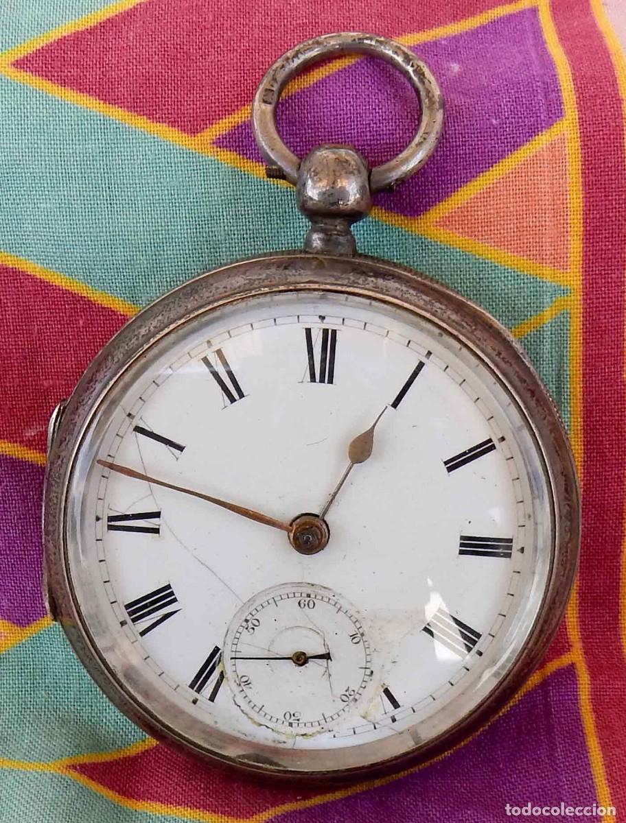 Relojes de bolsillo: Reloj de bolsillo - c1900 - plata - Foto 1