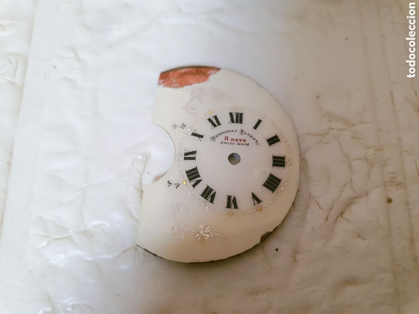 Relojes de bolsillo: DIAL VERTICAL PARA RELOJ DE BOLSILLO HEBDOMAS PATENT 8 DAYS SWISS MADE SUIZO PULSERA