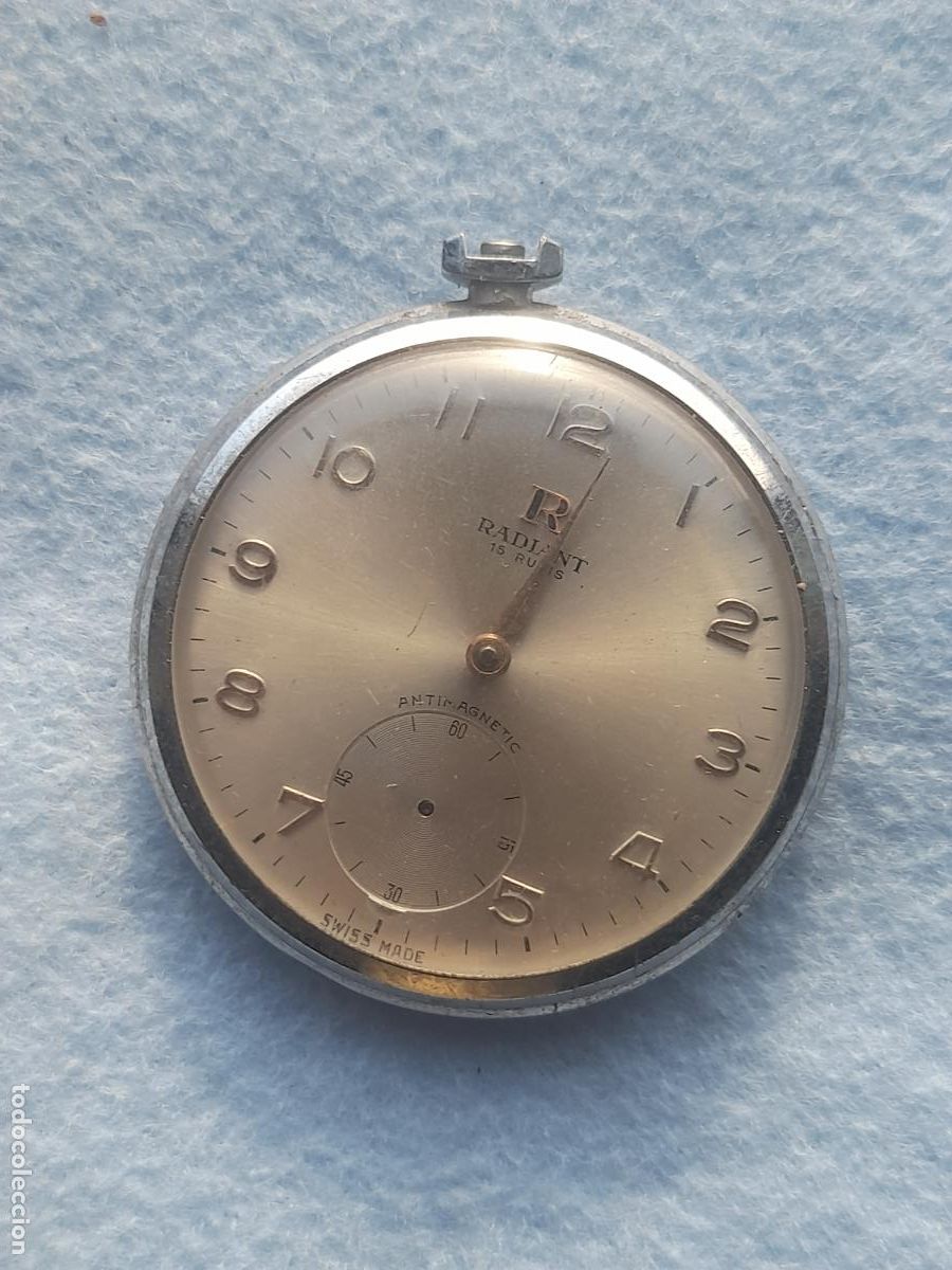 Relojes de bolsillo: Reloj de Bolsillo Marca Radiant. Swiss made.