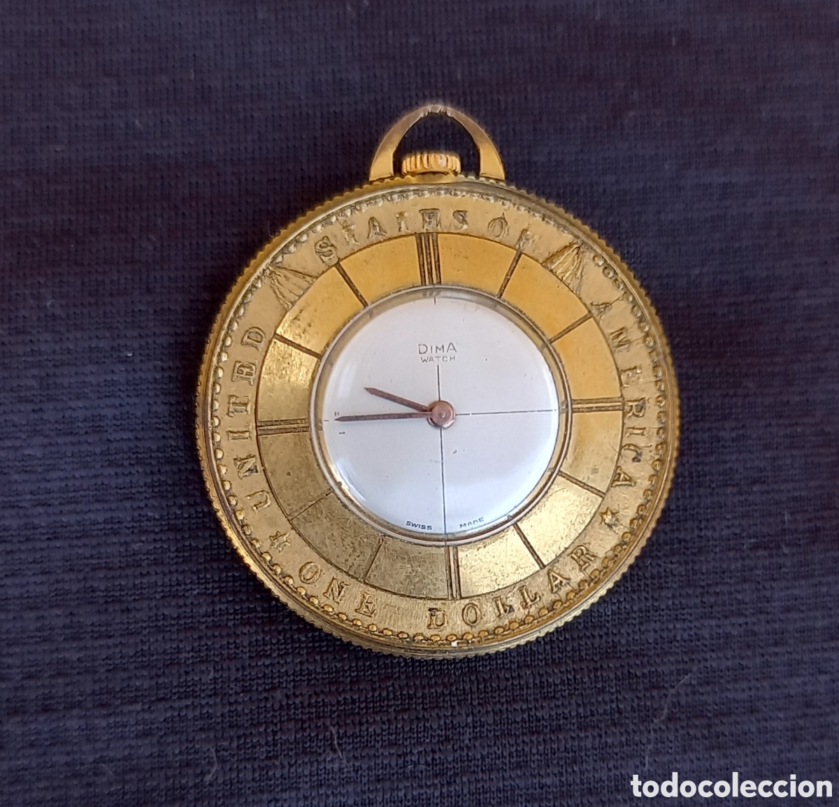 Pocket watches: CURIOSO RELOJ BOLSILLO DOLLAR