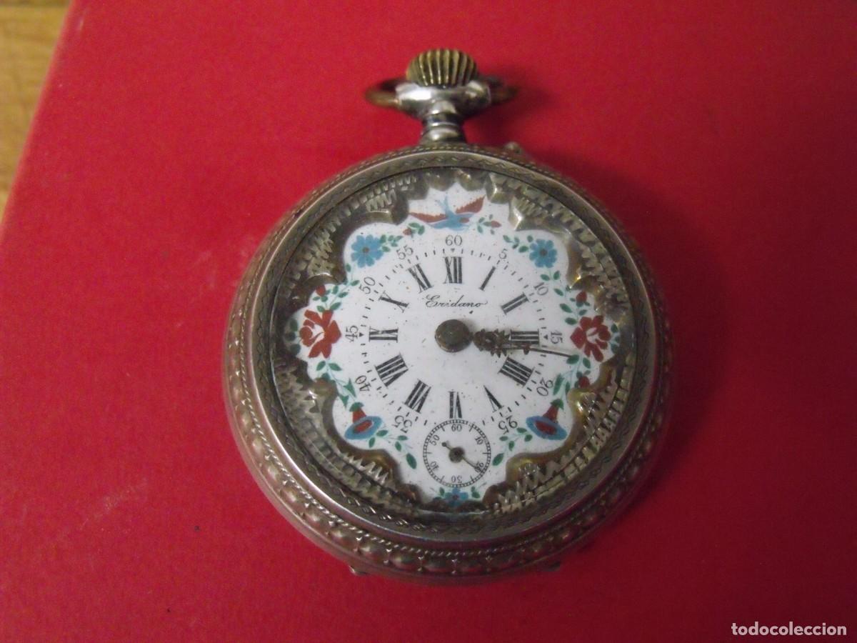 Relojes de bolsillo: PRECIOSO RELOJ ALPINO PLATA PUNZONADA-A&Ntilde;O 1890-LOTE 259-97 FUNCIONA