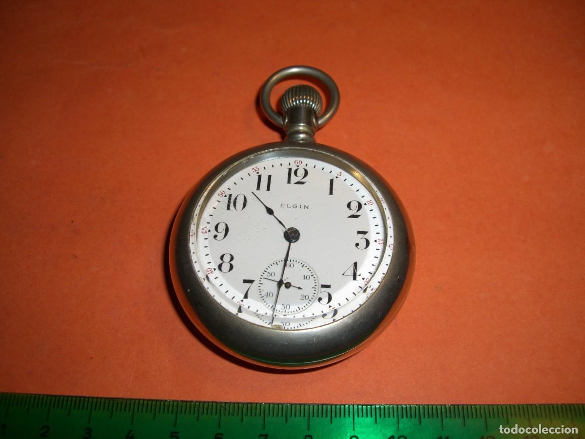 Relojes de bolsillo: RELOJ DE BOLSILLO ELGIN - Foto 6