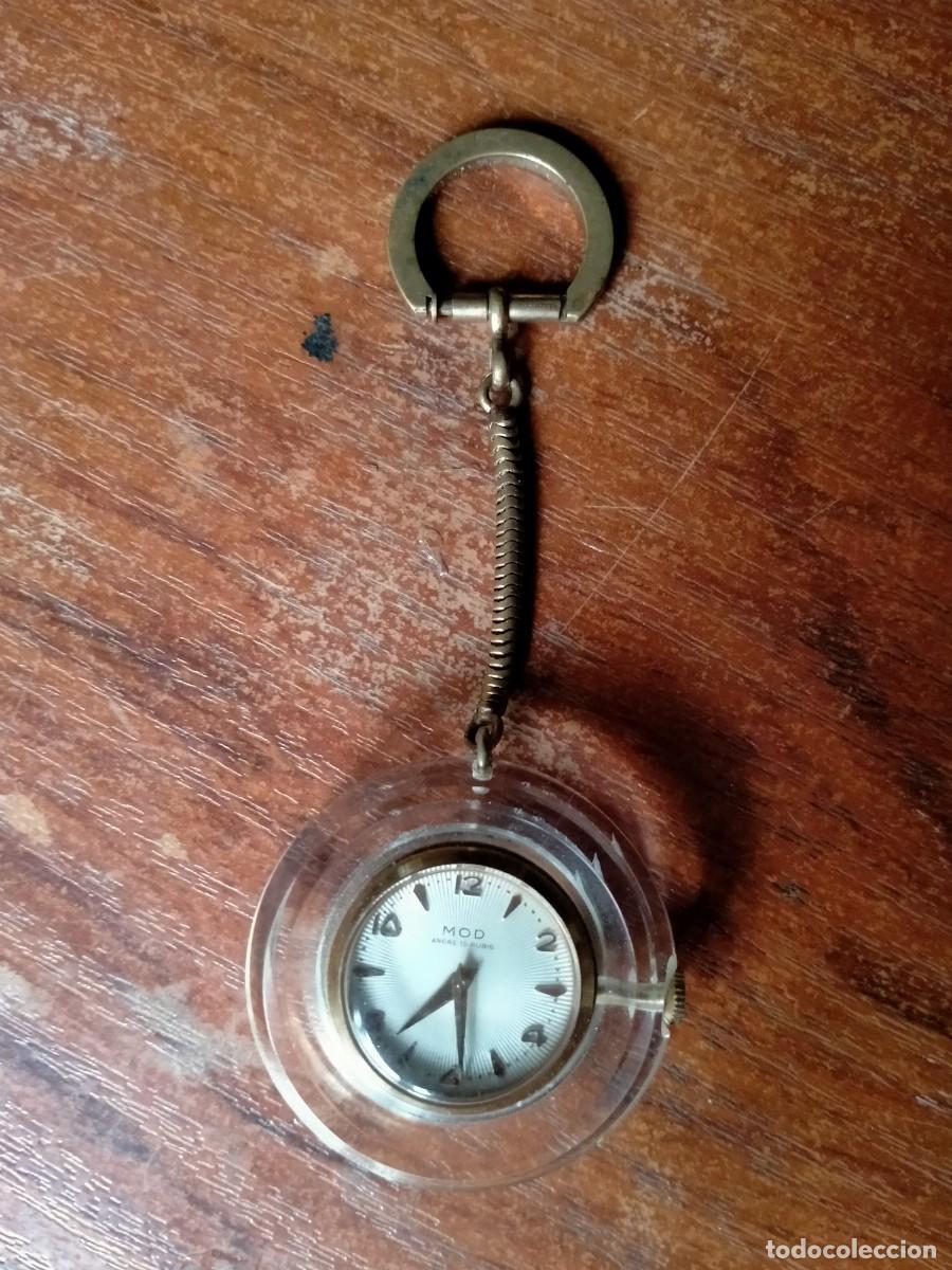 Relojes de bolsillo: RARO RELOJ LLAVERO MOD DE CARGA MANUAL FUNCIONANDO