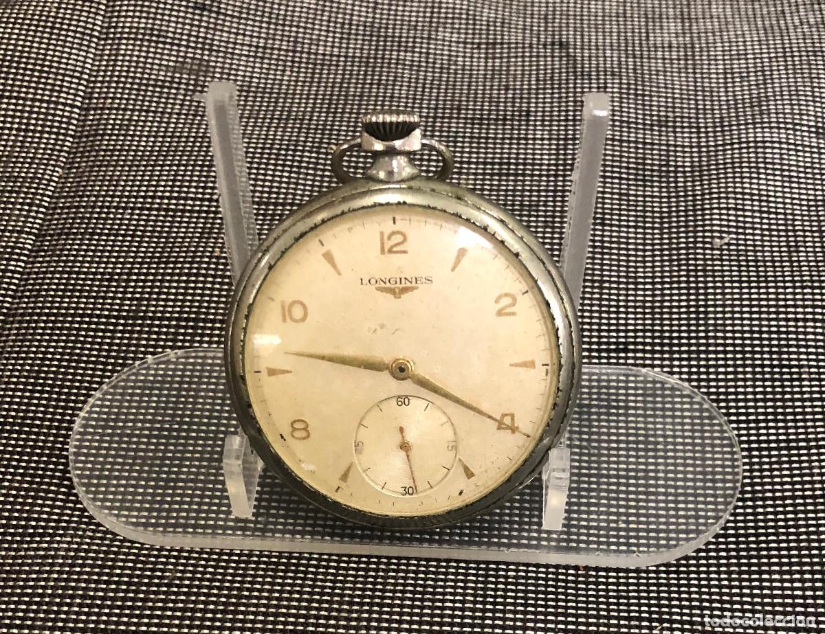 Relojes de bolsillo: RELOJ DE BOLSILLO MARCA LONGINES. INSCRIPCION FECHADO EN 1960. NO FUNCIONA