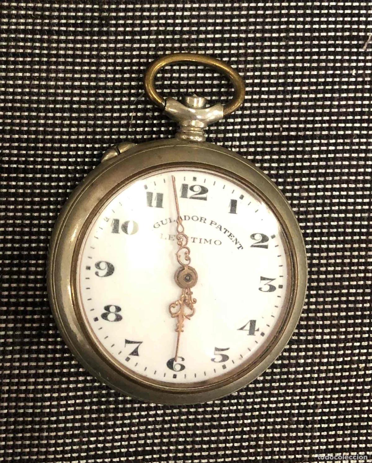 Relojes de bolsillo: RELOJ DE BOLSILLO REGULADOR PATENT LEGITIMO. NO FUNCIONA