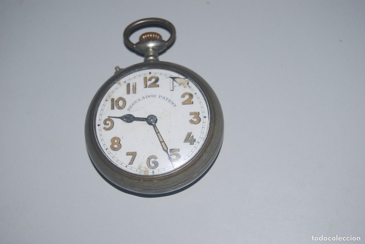 Relojes de bolsillo: ANTIGUO RELOJ DE BOLSILLO REGULADOR PATENT ( VER FOTOS Y DESCRIPCION)